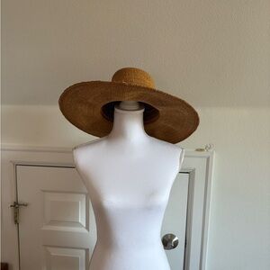 Tan Wide-Brim Hat